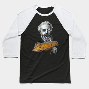 Jules Verne Baseball T-Shirt